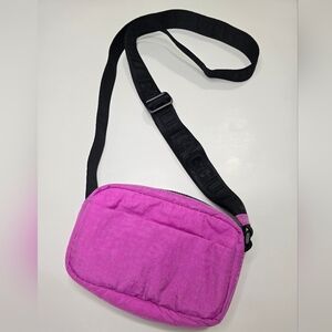 BAGGU Camera Nylon Crossbody Bag Extra Pink
